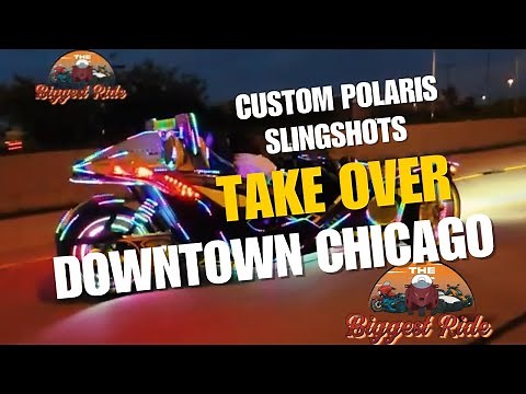 Midwest Slingshot Showcase 2025 🔥 Custom Polaris Slingshots Take Over Downtown Chicago!