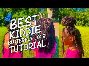 BEST BUTTERFLY LOCS TUTORIAL (KIDDIE)|CROCHET METHOD🦋