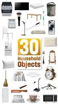 30 Household Objects for Kids! 🏠🪑 | Learn Everyday Words