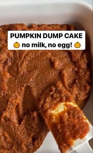 Easy Pumpkin Dump Cake No Egg & No Milk - Milk Allergy Mom