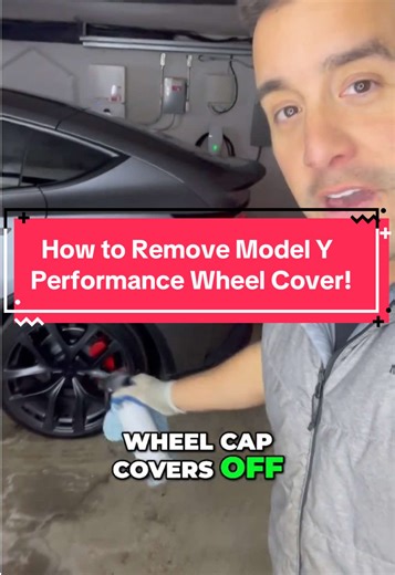 Quick Guide to Remove Model Y Performance Wheel Caps