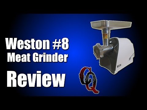 How To Make | Weston #8 Meat Grinder Review | Grinding Pork