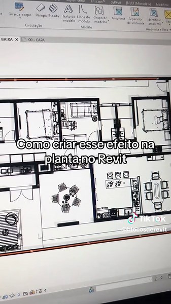 Efeito de Transparência em Planta no Revit