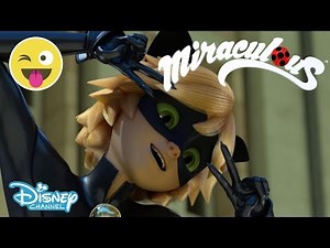 Miraculous | Season 2 Sneak Peek: Cat Noir Saves the Day | Disney Channel UK