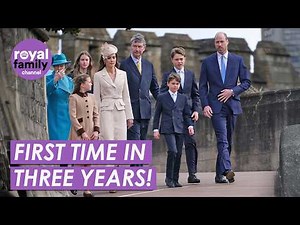 Princess of Wales Attends Easter Service with Family for First Time in Three Years