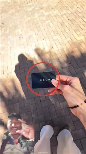 Tesla Cybertruck Key Card Unlock Moment ⚡🚗