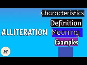 What is alliteration | Figures of speech | alliteration examples