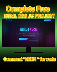 ✨ Create animation effect with HTML & CSS! 🌈#NeonEffect#HTML#CSS#TextAnimation#CreativeDesign#coding | Coding Sameer