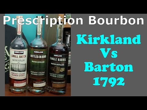 Kirkland/Costco Barton 1792 Bourbon Series Review and Compare