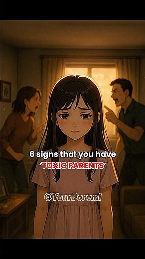 6 signs you have toxic parents #anime #sad #emotionalshort #toxicparents #trending