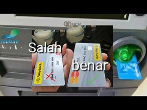 cara mengambil uang di atm dengan mudah Semua bank