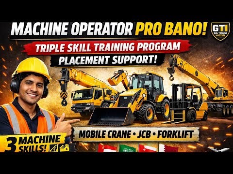 Crane Operator Pro बनो | Triple Skill Training Program | Placement Support