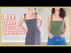 DIY Easy Top and Dress (Self Drafted!) | Simple Sewing for Summer