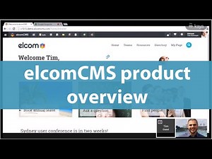 A Video Walkthrough of elcomCMS - Want an all-in-one website, intranet, portal & LMS solution?