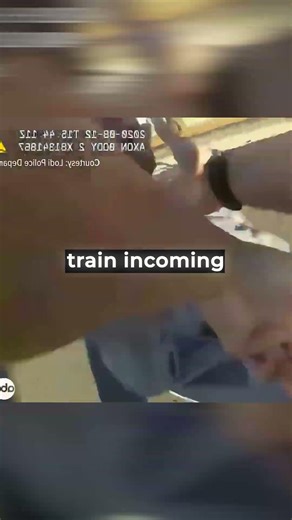 Female Officer Fails To Save Man From Incoming Train...