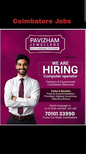Coimbatore Jobs 2025 🔥 | Freshers & Experienced | Latest Job Openings 💼