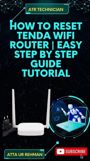 How to Reset Tenda WiFi Router | Easy Step by Step Guide Tutorial #wifi #tenda #tplink #tech #com