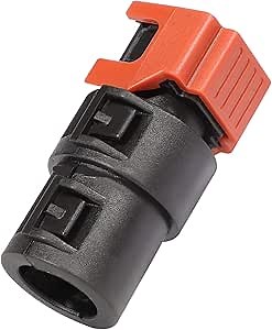 6.7L Fuel Filter Return Line Connector Suitable for 2017~2020 Ford (3846) HC3Z-9A564-A (Black&Orange)