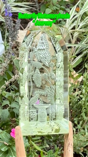 2.5K views · 227 reactions | Butterfly Metamorphosis, “Journey “- green beryl. Butterflies represent a powerful transformation in many cultures. #gemstones #jewelry #crystals | Dalan Hargrave | Facebook