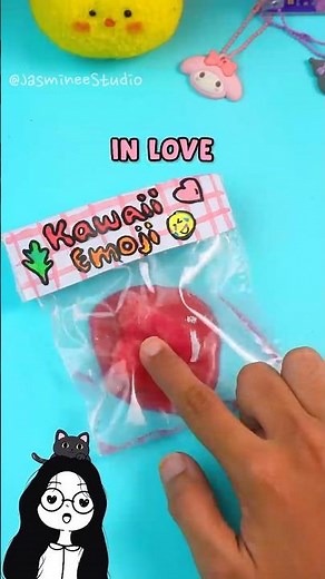 DIY Squishy Idea 😻💗 How to make squishy #shorts #diy #squishy