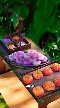 Handcrafting Translucent Flower Pastries from Wild Sweet Potatoes! | Traditional Chinese ASMR 🍠