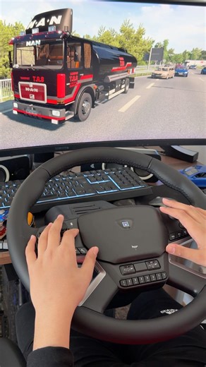 MAN Truck POV with HORI Wheel 🚛🔥 | Realistic Driving