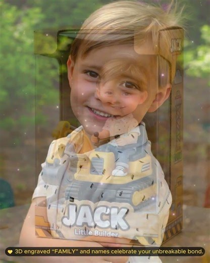 Little Builder - Personalized Kid Custom Shaped Acrylic Plaque