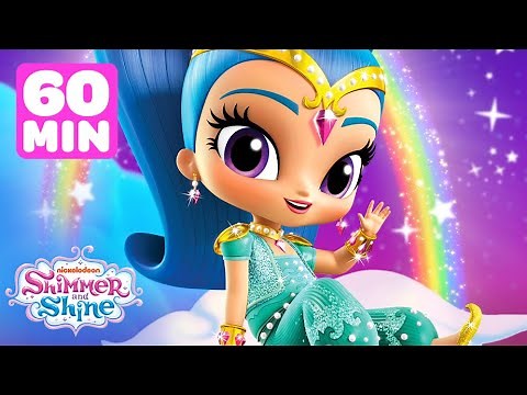 Shine's Best Magical Genie Moments! 🌈 w/ Shimmer & Leah | 1 Hour Compilation | Shimmer and Shine