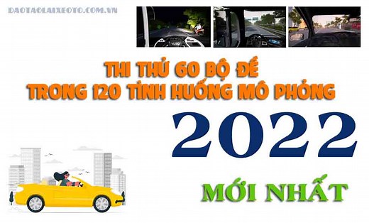 Đề số  1 - Thi sát hạch mô phỏng lái xe ô tô hạng B1,B2,C mới nhất phiên bản 1.2.3