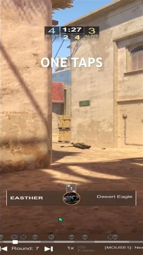 ONE TAPS #best #moments #cs2