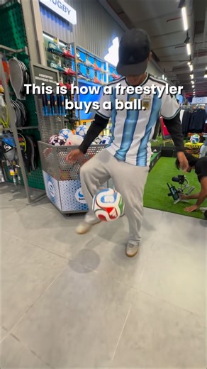 Malaysian Freestyle Federation | POV: This is how a freestyler buys a ball. | Instagram