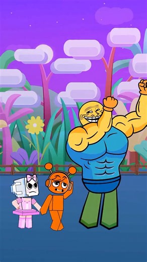 ronaldo and messi cartoon on Instagram: "Minecraft Vs Roblox 6!!! - Put my Friends down right now! 😮‍💨😮‍💨😮‍💨 #animation #cartoon"