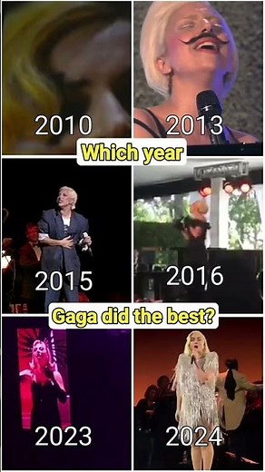 Lady Gaga - C5 note through the years