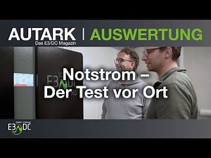 Auswertung: Notstrom - Der Test vor Ort