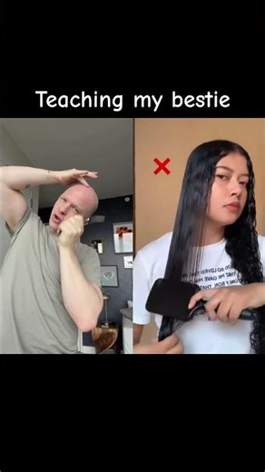 How to brush your hair tutorial! Win! #hair #hairstyle #haircare #youtubeshorts #shorts #bald
