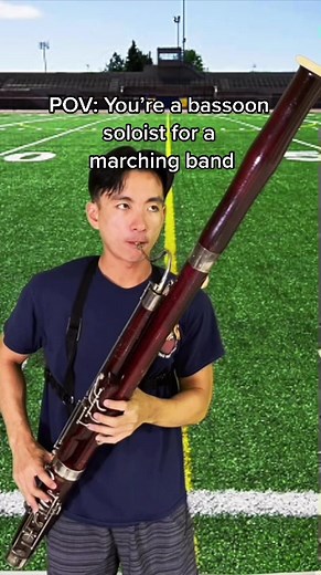 What bassoons do during marching season #bassoon #bassoons #marchingband #bandtok #band #orchestra #riteofspring #bandmemes #marchingbandtiktok #doublereeds