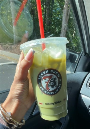 Cereal Milk Matcha Review at 7 Brew Coffee