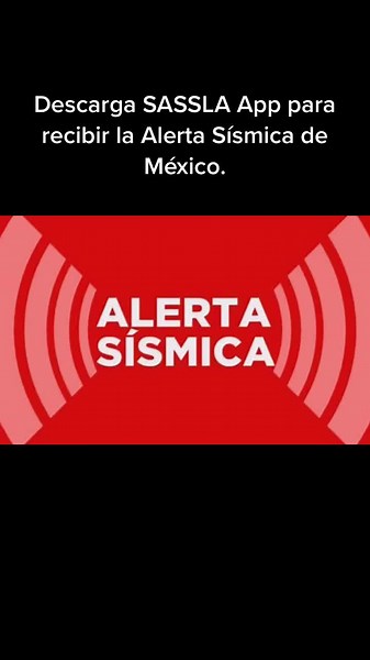 ⚠️ Descarga gratis #SASSLA App para recibir la #AlertaSísmica oficial de #México 🇲🇽 Disponible en iOS y Android 📲 #CDMX #SASMEX #Sismos #Temblor