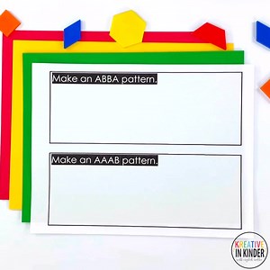 ⭐ Patterns BUNDLE ⭐  This bundle includes all SIX of my pattern products. These activities include worksheets and task cards where students will practice identifying patterns, extending patterns, and drawing missing shapes to complete given patterns.  https://loom.ly/e2QI6tU | Kreative In Kinder | Facebook