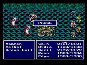 Let's Play Final Fantasy IV #47 - Cave of the Sylphs