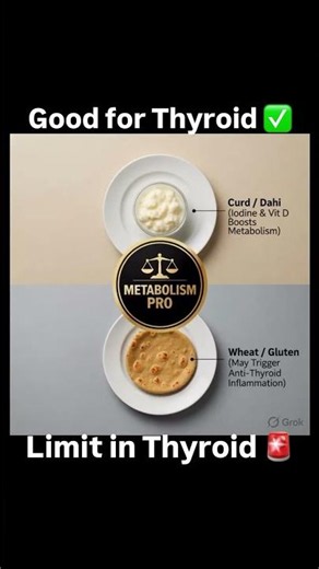 🦋 HYPOTHYROIDISM: Foods to Limit & Foods to Include for Better Thyroid Health