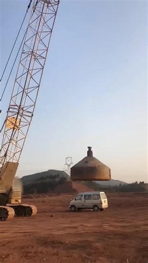 Compacting Soft Soil with a Heavy Hammer.