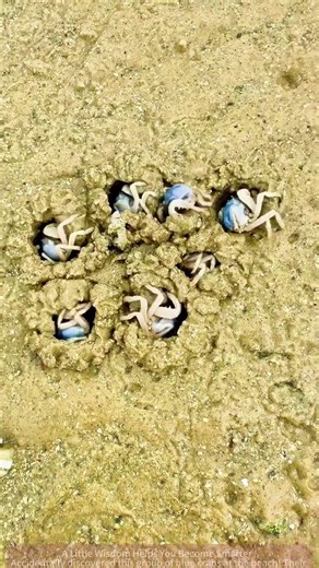 Encountering a Blue Crab Army! Nature is Amazing