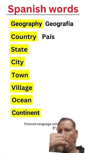 Geographical names in Spanish language. Pl watch like and subscribe my channel ###