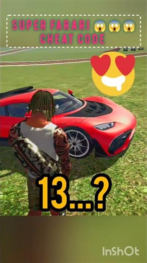 🚨 1391 Cheat Code 😱 Secret Ferrari Car Unlock 🔥 | Indian Bikes Driving 3D #shorts #gaming