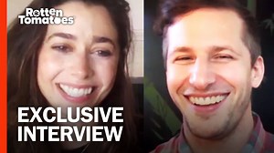 We chatted with the hilarious Andy Samberg and Cristin Milioti about their new time loop rom-com 'Palm Springs' (97%). | Rotten Tomatoes
