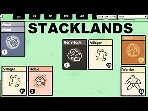 I Built a Village out of Cards - [Stacklands gameplay #1]