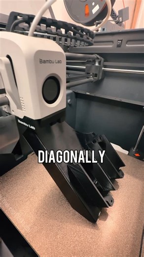 Creative3DP | Ever stuck on how to orient your print for fewer supports? I was—until I tried this diagonal trick. Follow for more videos!... | Instagram