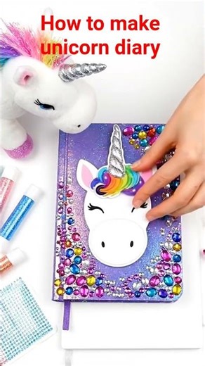 how to make unicorn diary