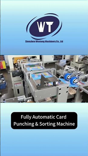 Smart & Fully Automatic Card Punching & Sorting – Cut Labor, Boost Accuracy.